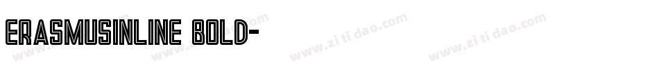 ErasmusInline Bold字体转换